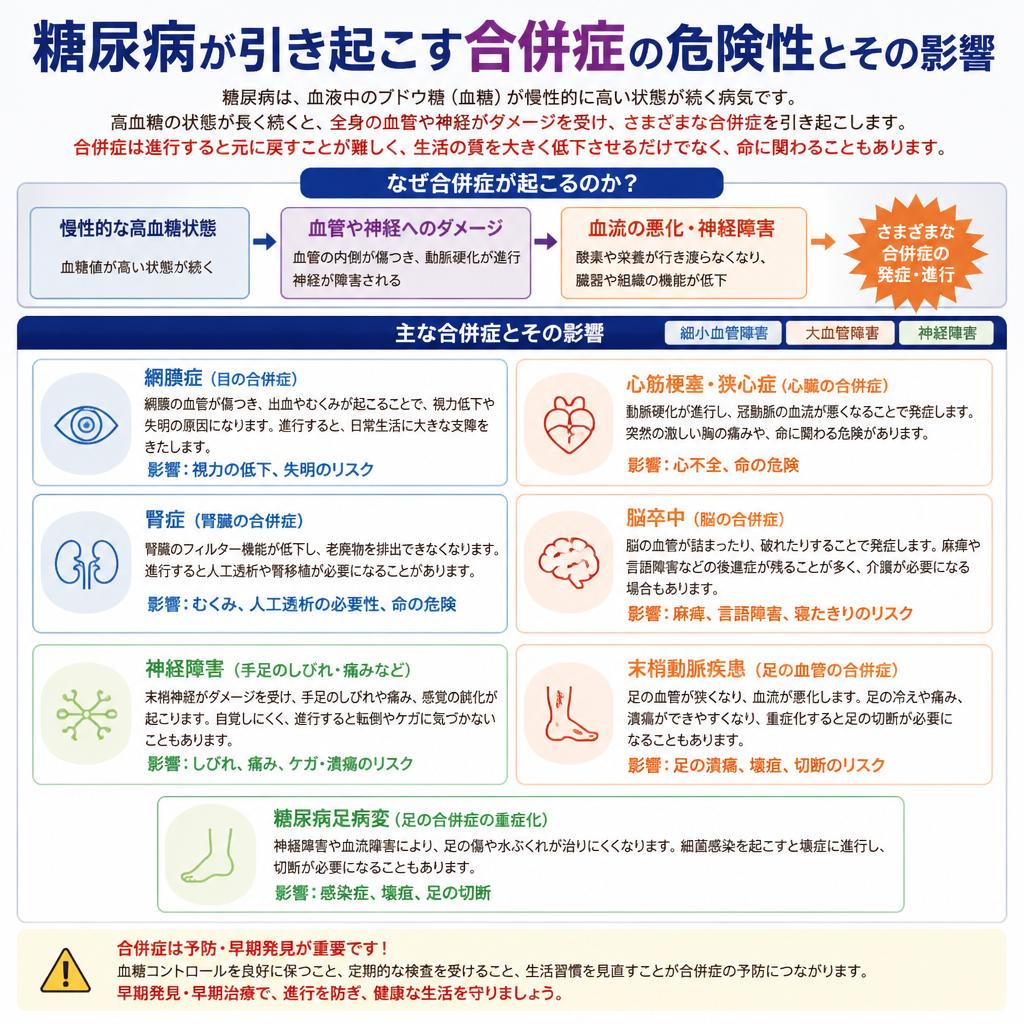 糖尿病とその合併症について