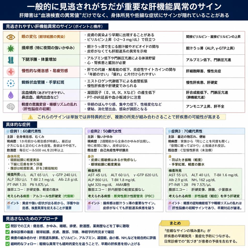 見逃されがちな肝機能異常