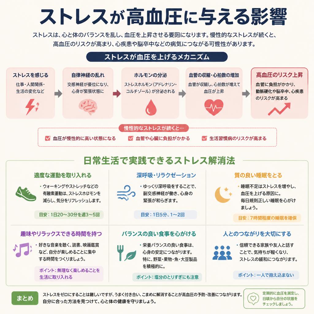 ストレス管理：心と体の健康を守るために