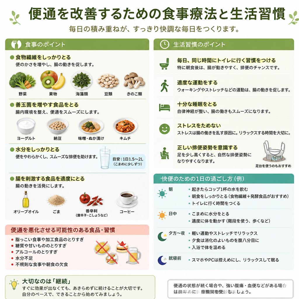 便通の改善方法