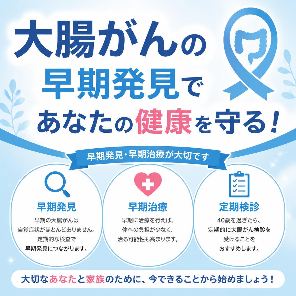 大腸がんの早期発見であなたの健康を守る！
