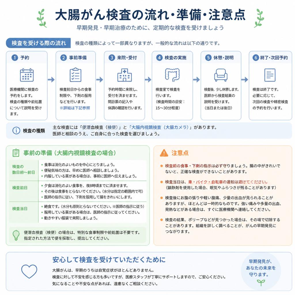 検査の流れと準備