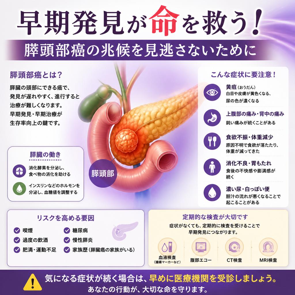 早期発見が命を救う！膵頭部癌の兆候を見逃さないために