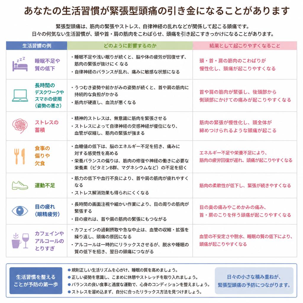 原因は生活習慣にあり！