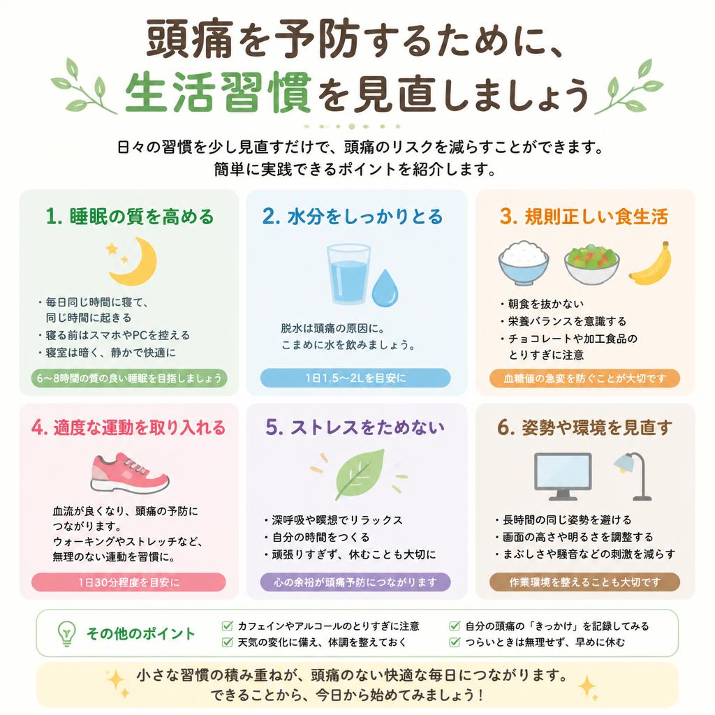 生活習慣を見直そう！