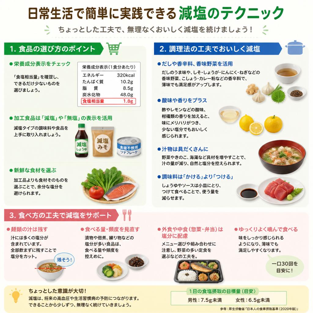 効果的な減塩のコツ