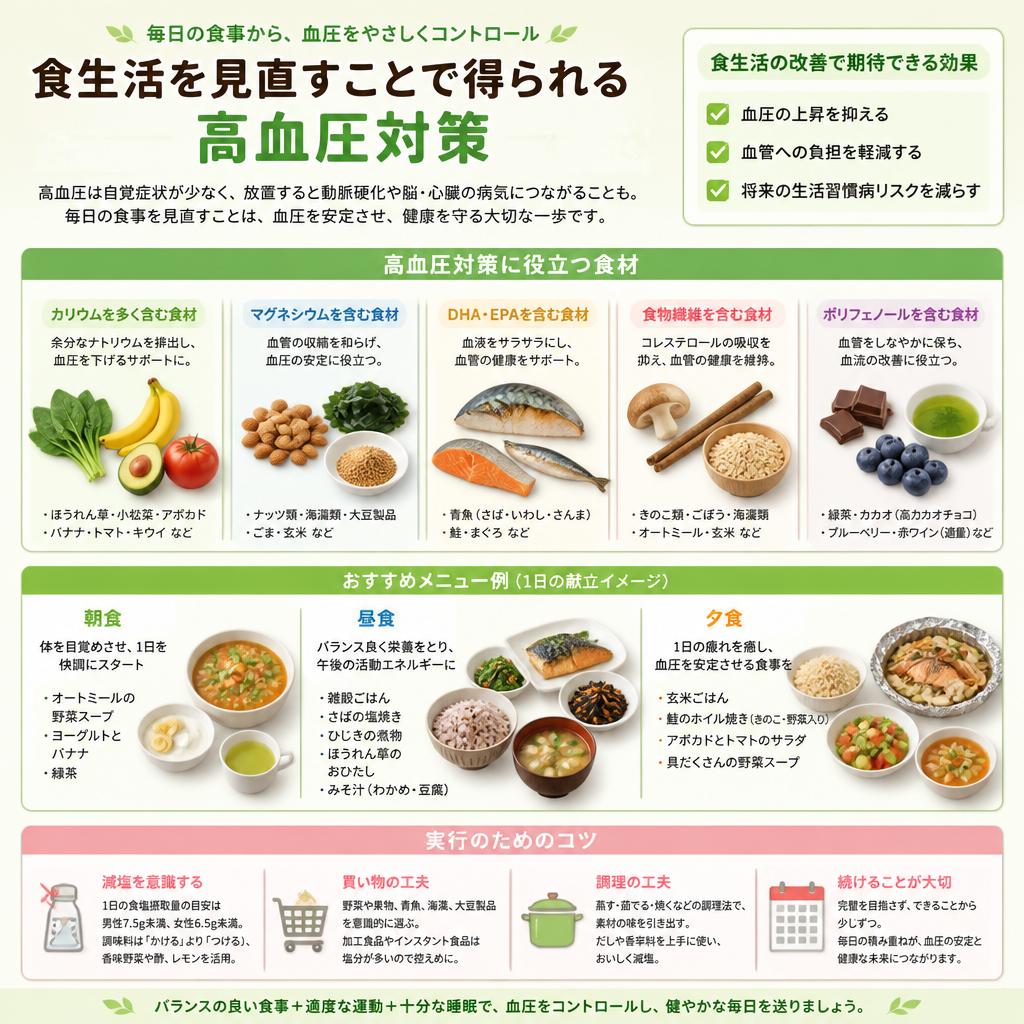 食事改善による血圧管理