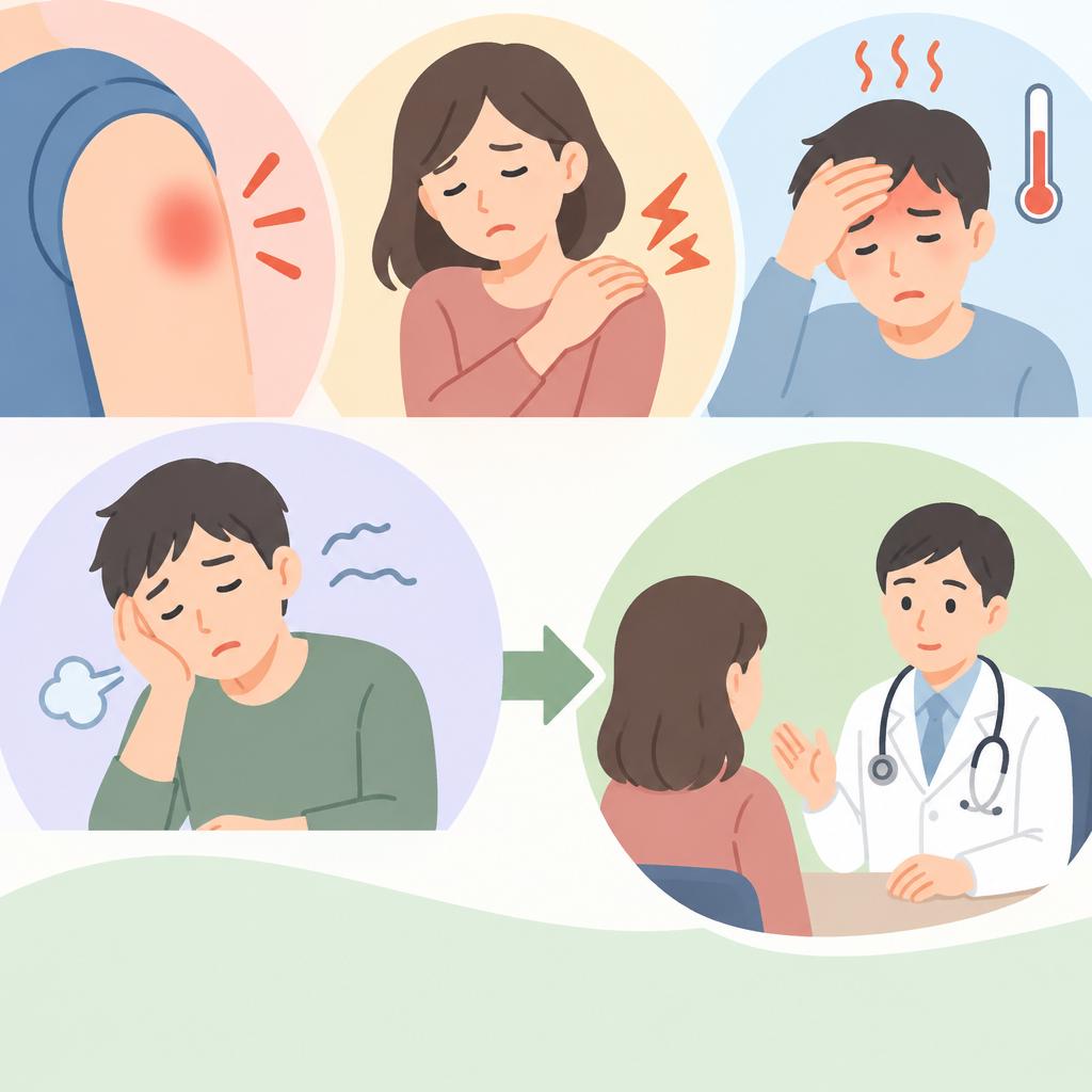 副作用はどんな症状？接種後の反応を知っておこう