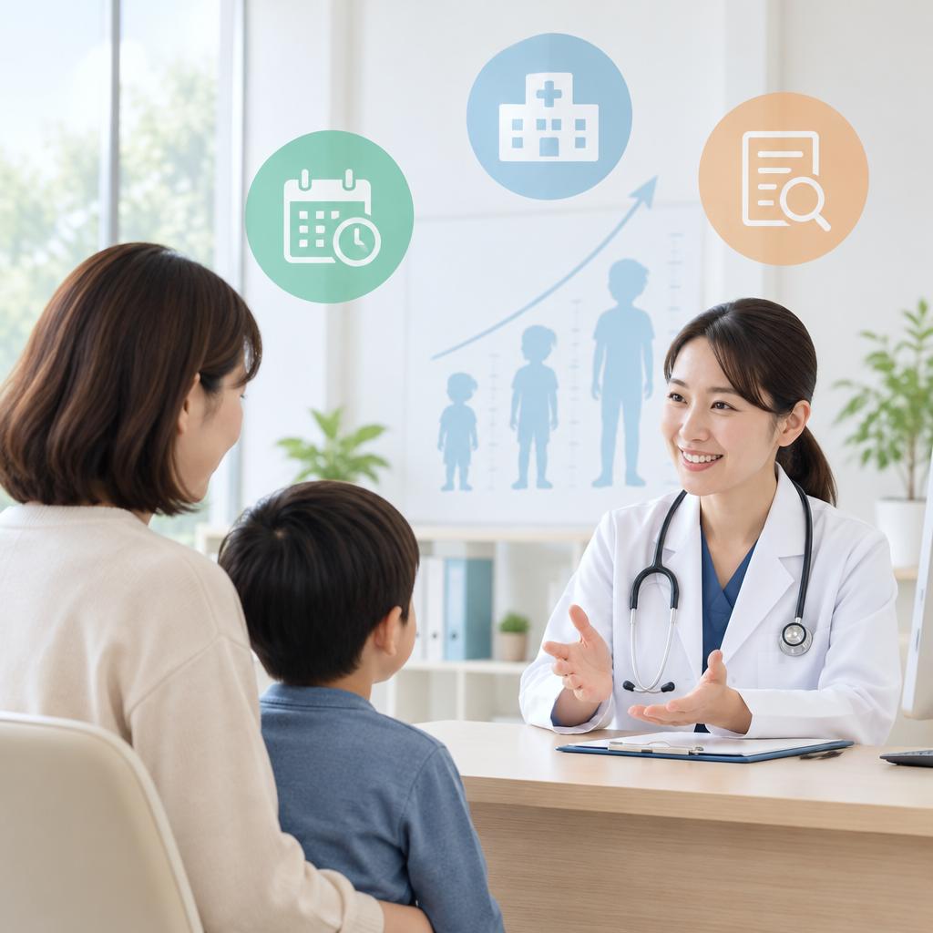 一人で悩まず、成長の経過を一緒に確認しましょう