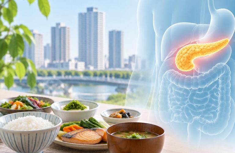 食べ方を見直し、膵臓とこれからの健康を守る。武蔵小杉で、生活習慣病や胃腸のお悩みを気軽にご相談ください。