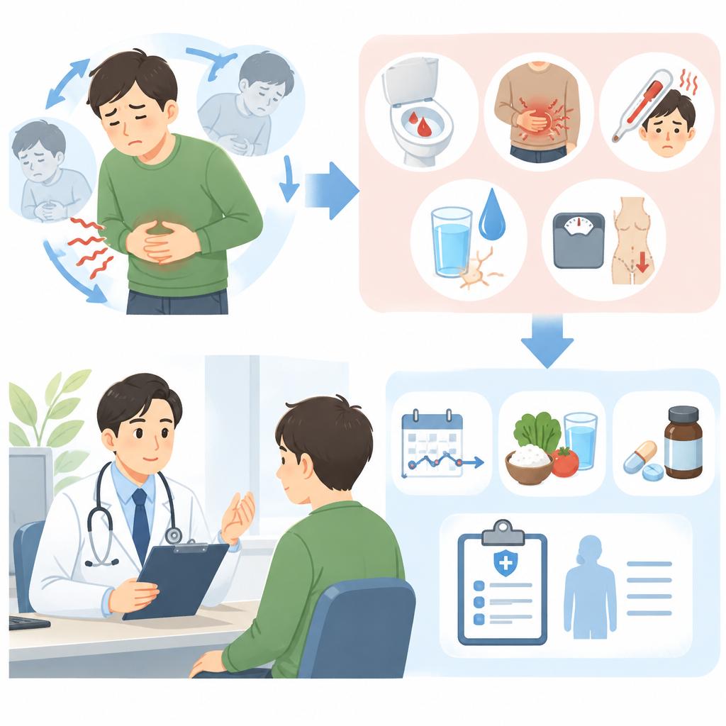 受診の目安と、診察で確認すること